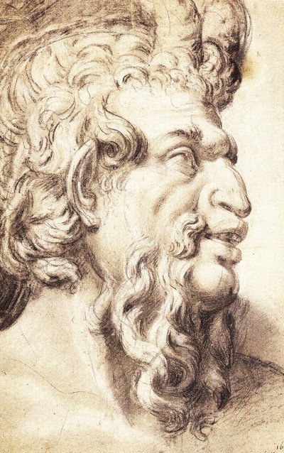 サテュロス 作： Annibale Carracci